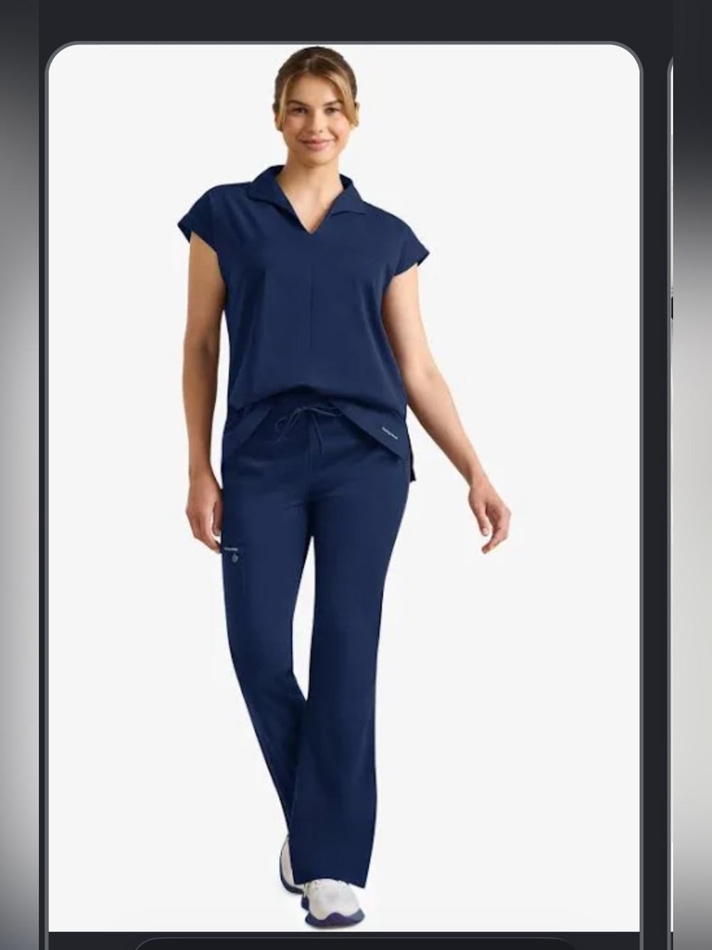 Healing hands scrub set royal blue L/M